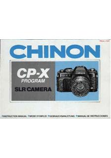 Chinon CP-X manual. Camera Instructions.